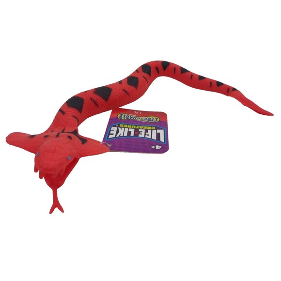 Cobra Snake Life-Like Imperial Squishy Ja-Ru Toy Figure Creatures Stretchable 4+ - Picture 3 of 16